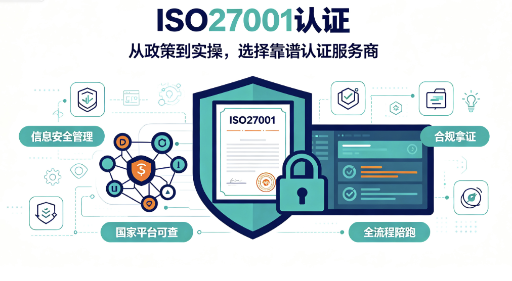ISO27001认证：从政策到实操，如何选择一家靠谱的认证服务商？