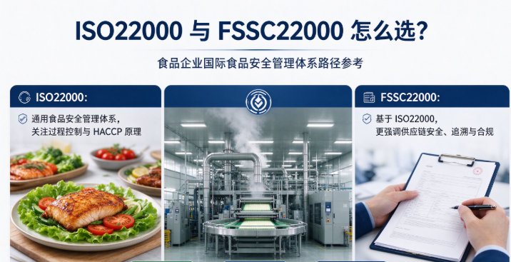 ISO22000与FSSC22000认证：食品企业该如何选择？