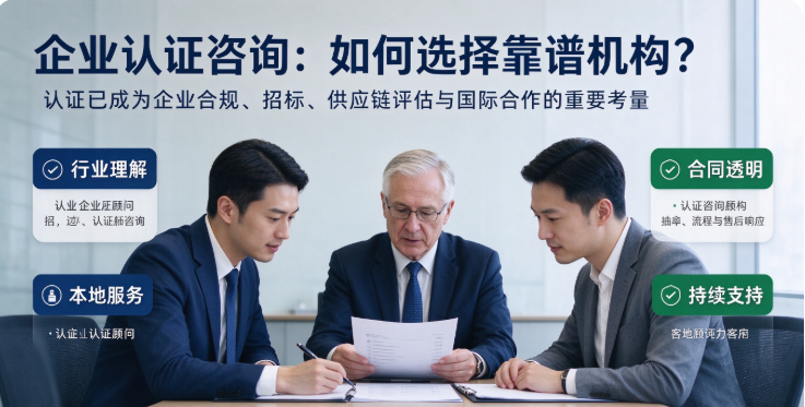 如何选择一家真正“靠谱”的认证咨询机构？