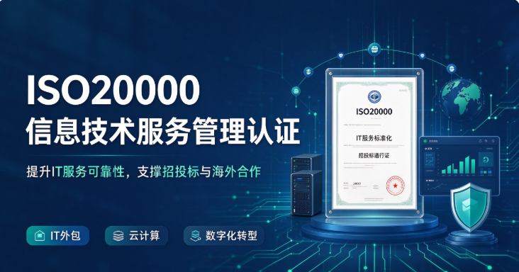 ISO20000信息技术服务管理认证：企业如何高效办理？专家解读政策+咨询机构选择指南