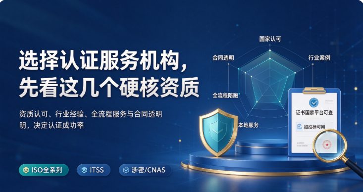 选择认证服务机构？这几个“硬核”资质决定你的认证成功率！