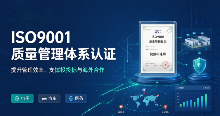 ISO9001 认证为什么成为企业招投标与海外合作的 “硬通货”？