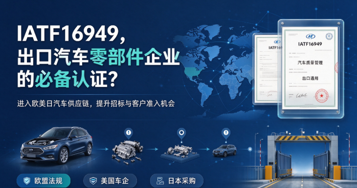出口汽车零部件企业：IATF16949认证“必备”还是“可选”？