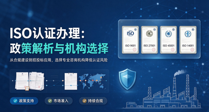 ISO认证办理：中国市场政策解析与专业咨询机构选择指南