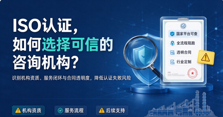 ISO认证找什么机构靠谱？企业选择正规认证服务的真实指南
