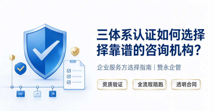 三体系认证怎么选靠谱咨询机构？
